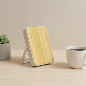 Bamboo Fiber Portable Wireless Charger
