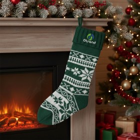 Festive Knitted Stocking