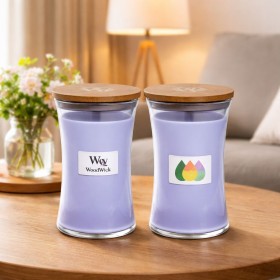 Wooden Wick Hourglass Scented Candle