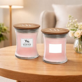 Wooden Wick Hourglass Scented Candle