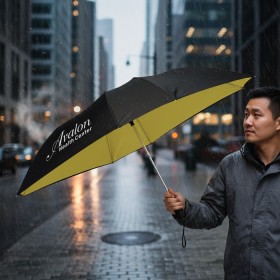 方形自動雨傘