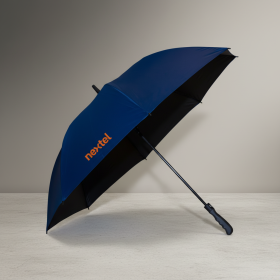 Golf-Specific Black Lined Umbrella