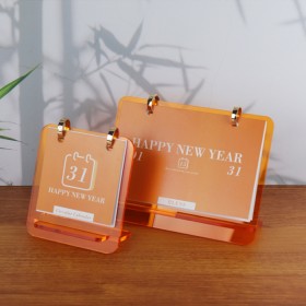 Custom Acrylic Desktop Calendar