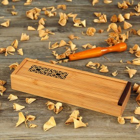 Eco-friendly Bamboo Stationery Box