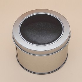 圓柱透明窗金屬禮品包裝盒
