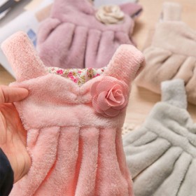 Cute Dress Coral Fleece Towel