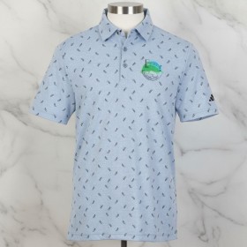 High-Performance Breathable Printed Polo Shirt