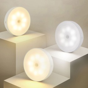 圓形無線感應LED小夜燈