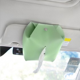 Car Leather Tissue Holder