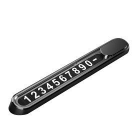Aluminum Alloy Glow-in-the-Dark Car Parking Number Plate
