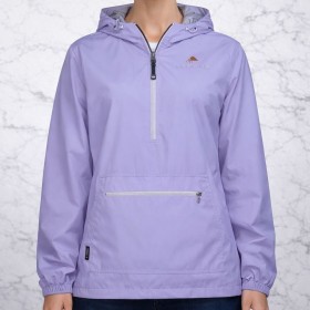 女性時尚四分之一拉鏈風衣