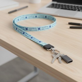 Premium Metal Clip Scarf Lanyard