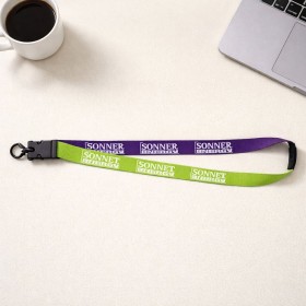 Dual Color Cotton Lanyard