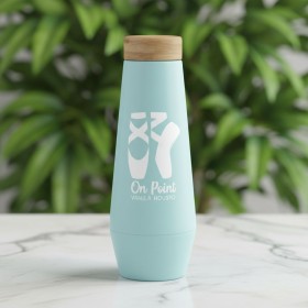 Eco-Friendly Bamboo Lid Vacuum Flask