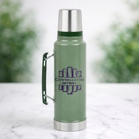 Eco-Friendly Double-Layer Insulated Bottle - 48 oz