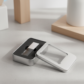 Crystal Metal Flash Drive