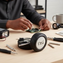 Tire-Shaped Multi-Tool Kit