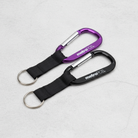 定製品牌登山扣鑰匙圈