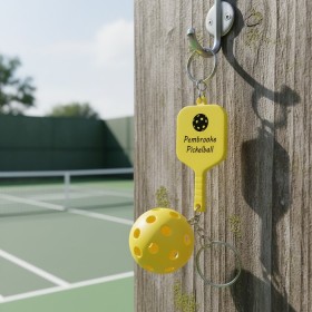 Golf Ball Shaped Keychain