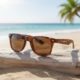 Eco-Friendly Classic Sunglasses - Brown