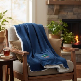 Cozy Fleece Shawl Blanket