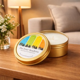 Berry Scented Metal Can Candle