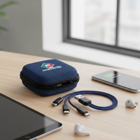 Multi-Functional Textured Charging Cable Set