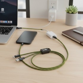 Versatile USB-C Charging Data Cable