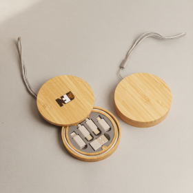 Bamboo Multi-Functional Cable Organizer