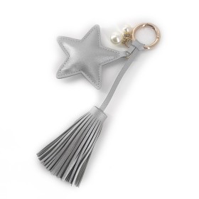 Celestial Animal Leather Keychain