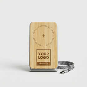 Bamboo Fiber Portable Wireless Charger