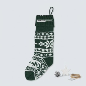 Festive Knitted Stocking