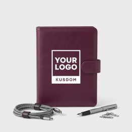 Classic PU Leather Data Organizer