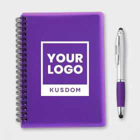 Curved Touch Pen and Notebook Set