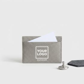Premium Stone Pattern PU Card Holder