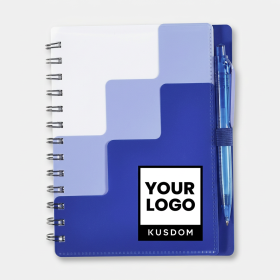 Eco-friendly Portable Striped Notebook Set