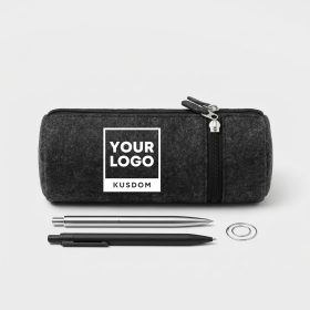 創意毛氈拉鏈文具袋