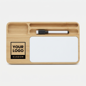 Bamboo Wireless Charging Pad and Whiteboard Set