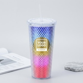 彩虹金屬保溫隨行杯