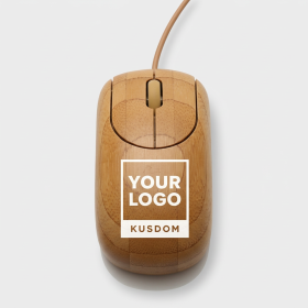 Eco-Friendly Bamboo Wired Mouse