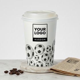 Football-Themed Insulated Cup