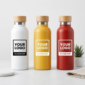 Eco-Friendly Bamboo Lid Vacuum Insulated Cup
