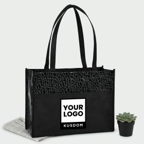 Dual-Use Zipper Tote Bag