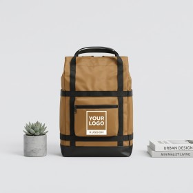 Compact Eco-Friendly Notebook Backpack