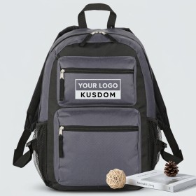 Dual Pocket Business Backpack - Embroidered Edition
