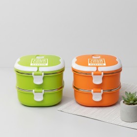 Double-Layer Stainless Steel Lunch Box